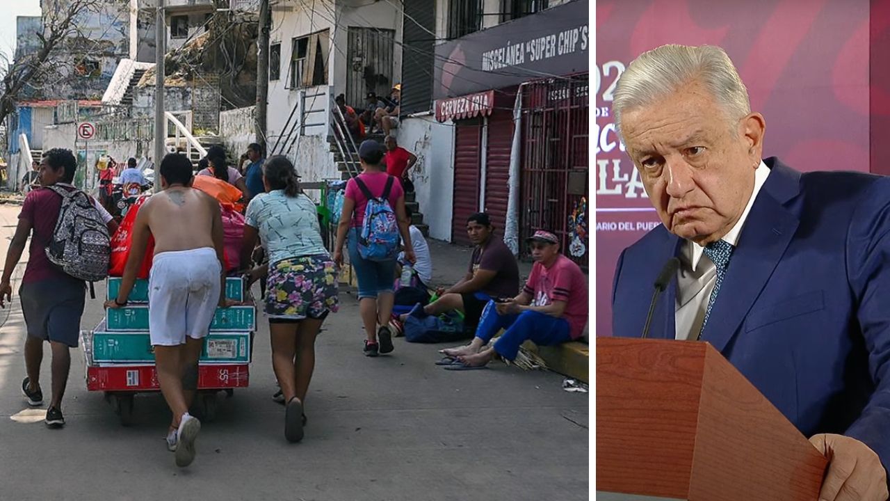 AMLO promete Navidad alegre en Acapulco pese a huracán Otis