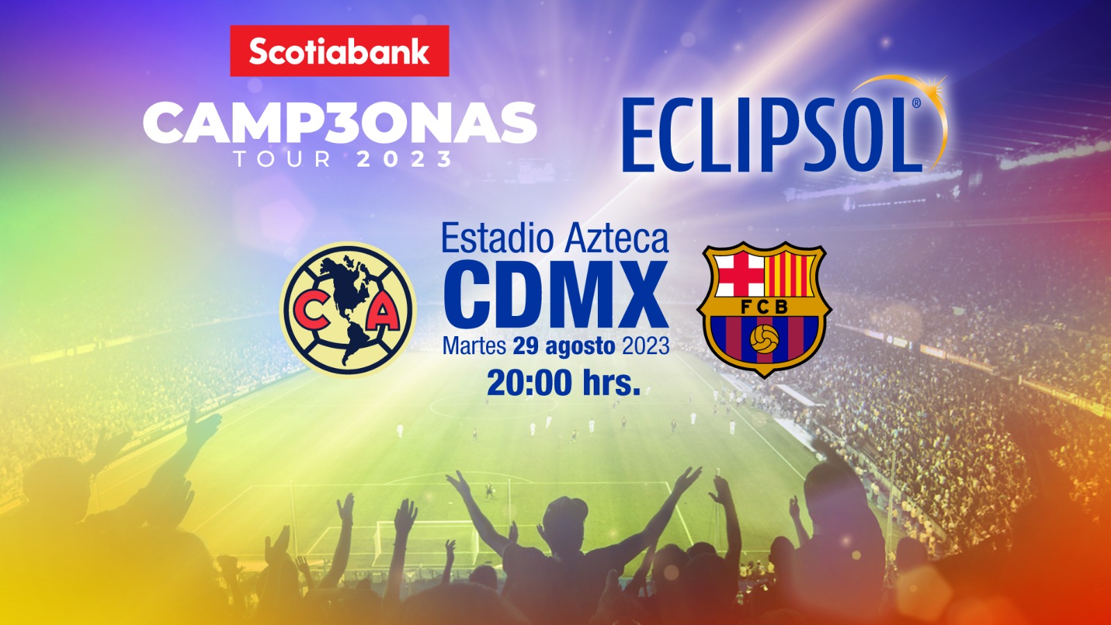 Eclipsol, el nuevo patrocinador del CAMP30NAS Tour 2023 y de la Selección Mexicana de Fútbol