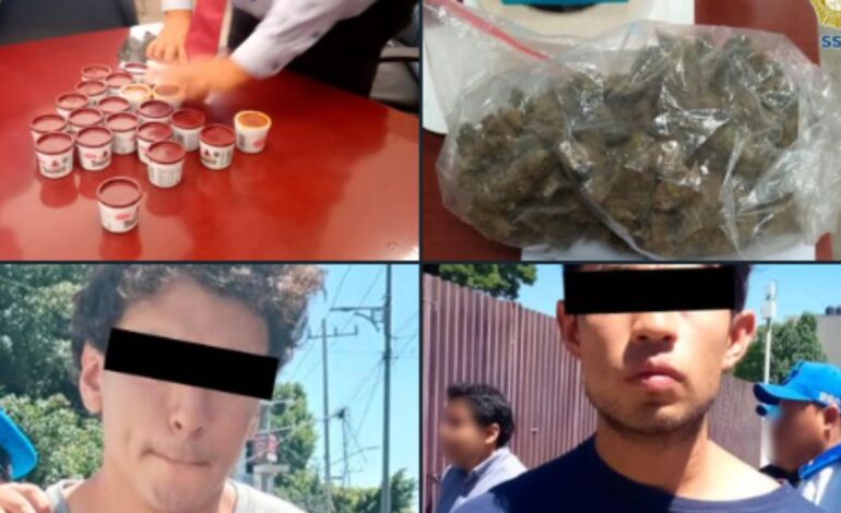 Caen 2 sujetos tras vender marihuana afuera de una escuela del IPN