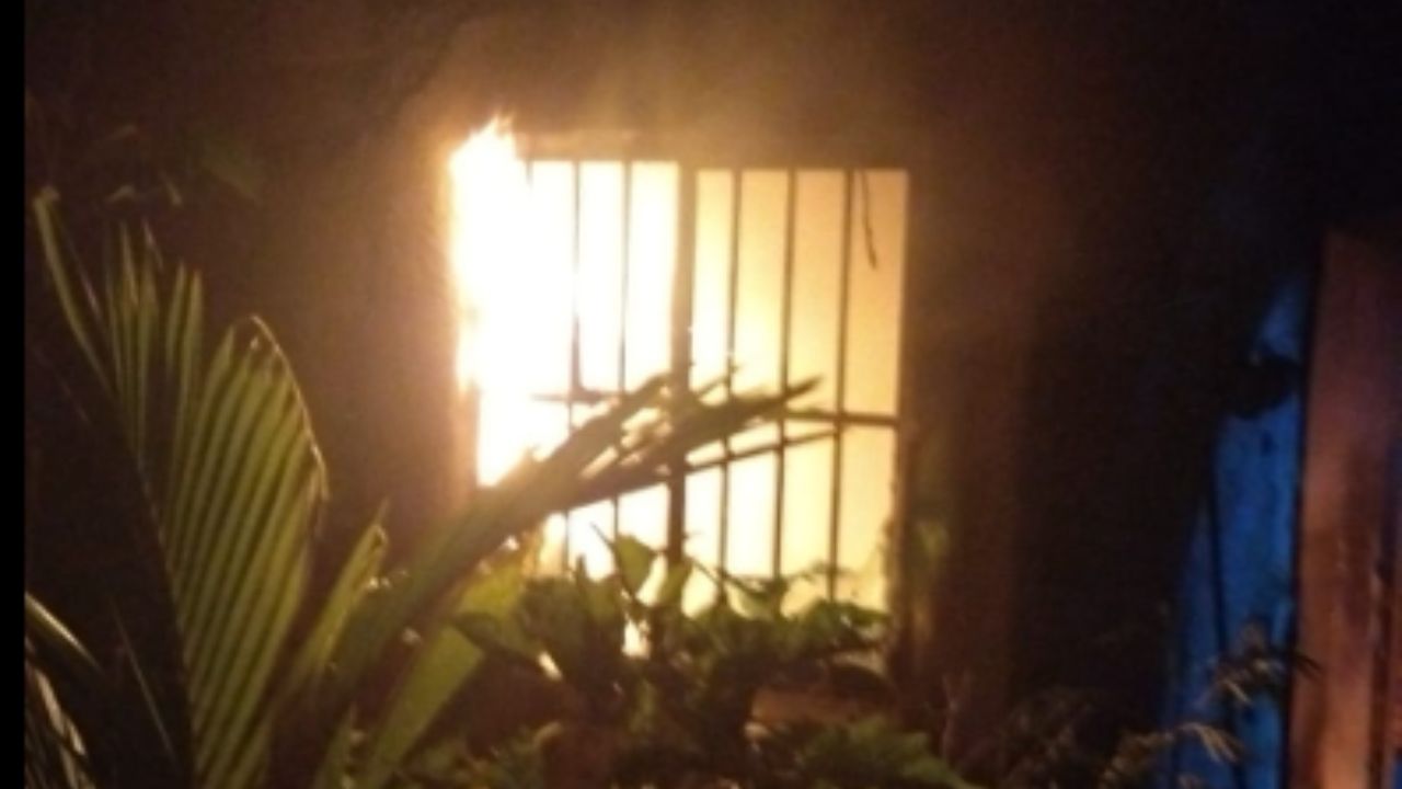 Detienen a sujeto que incendió vivienda de su madre, en Veracruz