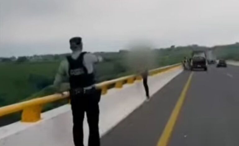 Elementos de la Guardia Nacional evitan que hombre se suicide en Jalisco