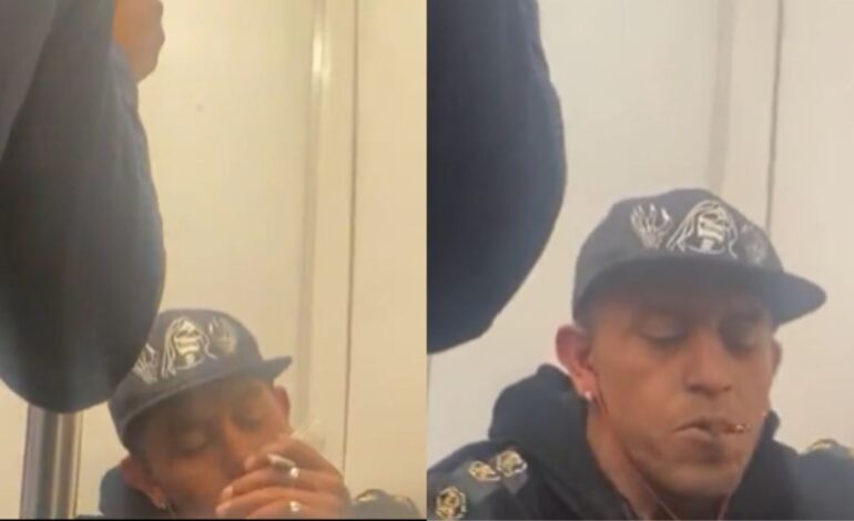 Video Hombre se viaja con marihuana en el Metro de la CDMX