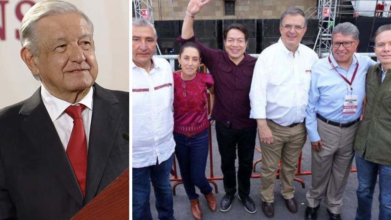 AMLO destaca unidad de “corcholatas” durante proceso en Morena