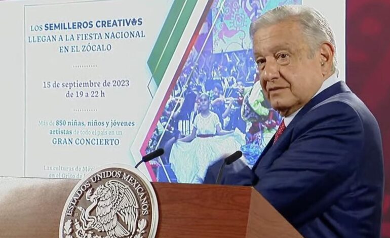 amlo revela programa celebracion grito independencia 15 de septiembre