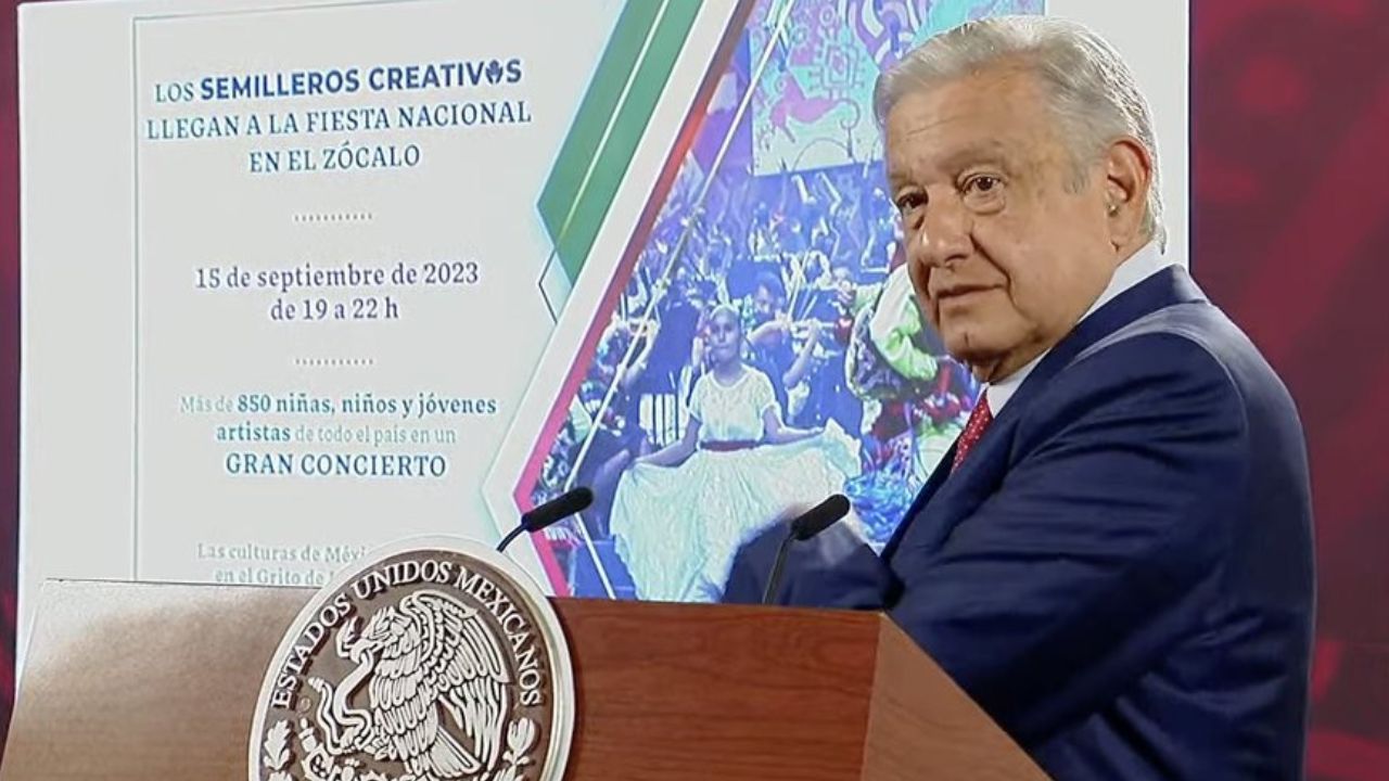 AMLO revela programa de celebración del Grito de Independencia