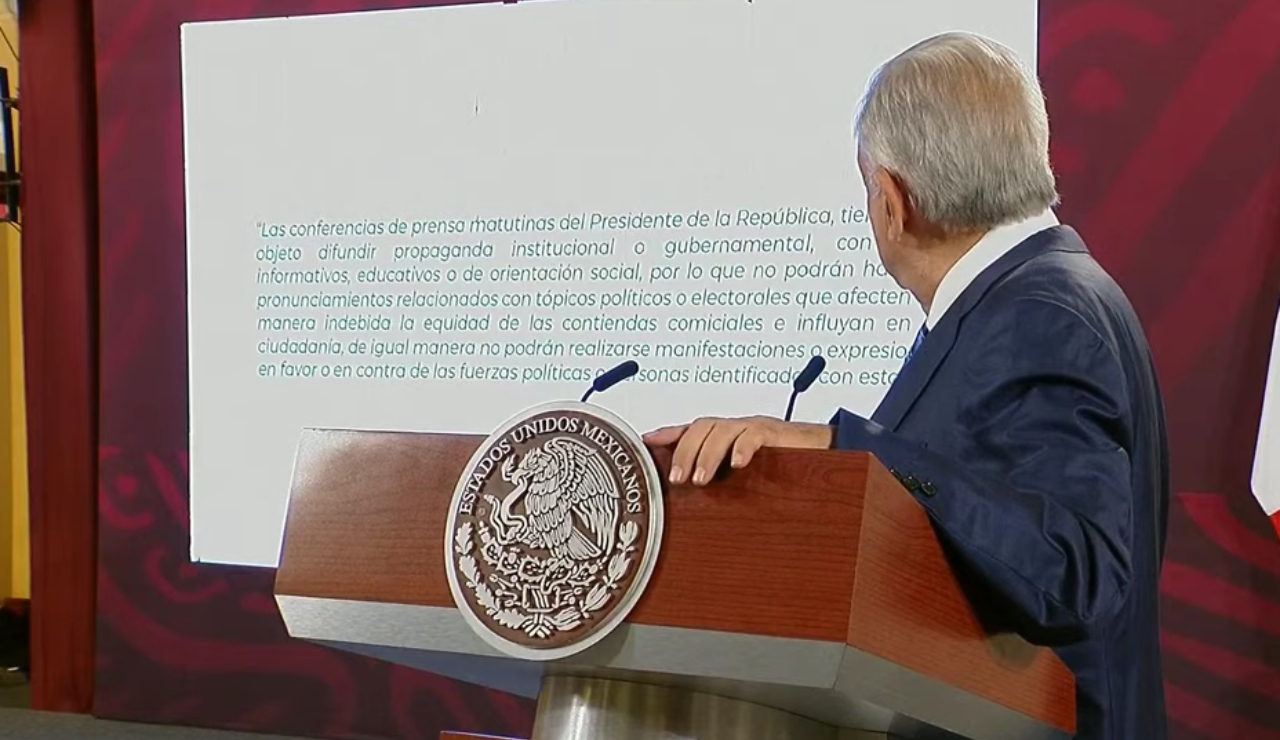 Incluirá AMLO una advertencia a la advertencia que le ordena el INE