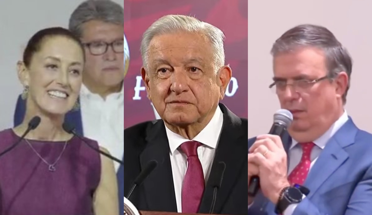 AMLO respalda triunfo de Sheinbaum; espera que Ebrard se mantenga en 4T