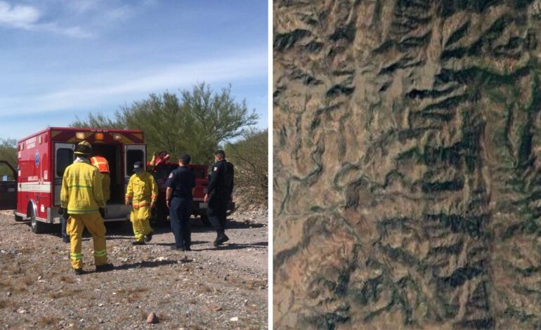 Bomberos desaparecen buscando a persona extraviada en cerro de Sonora