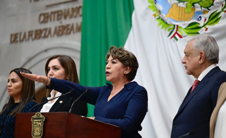 Delfina Gómez Álvarez hace historia: es la primera Gobernadora del Estado de México