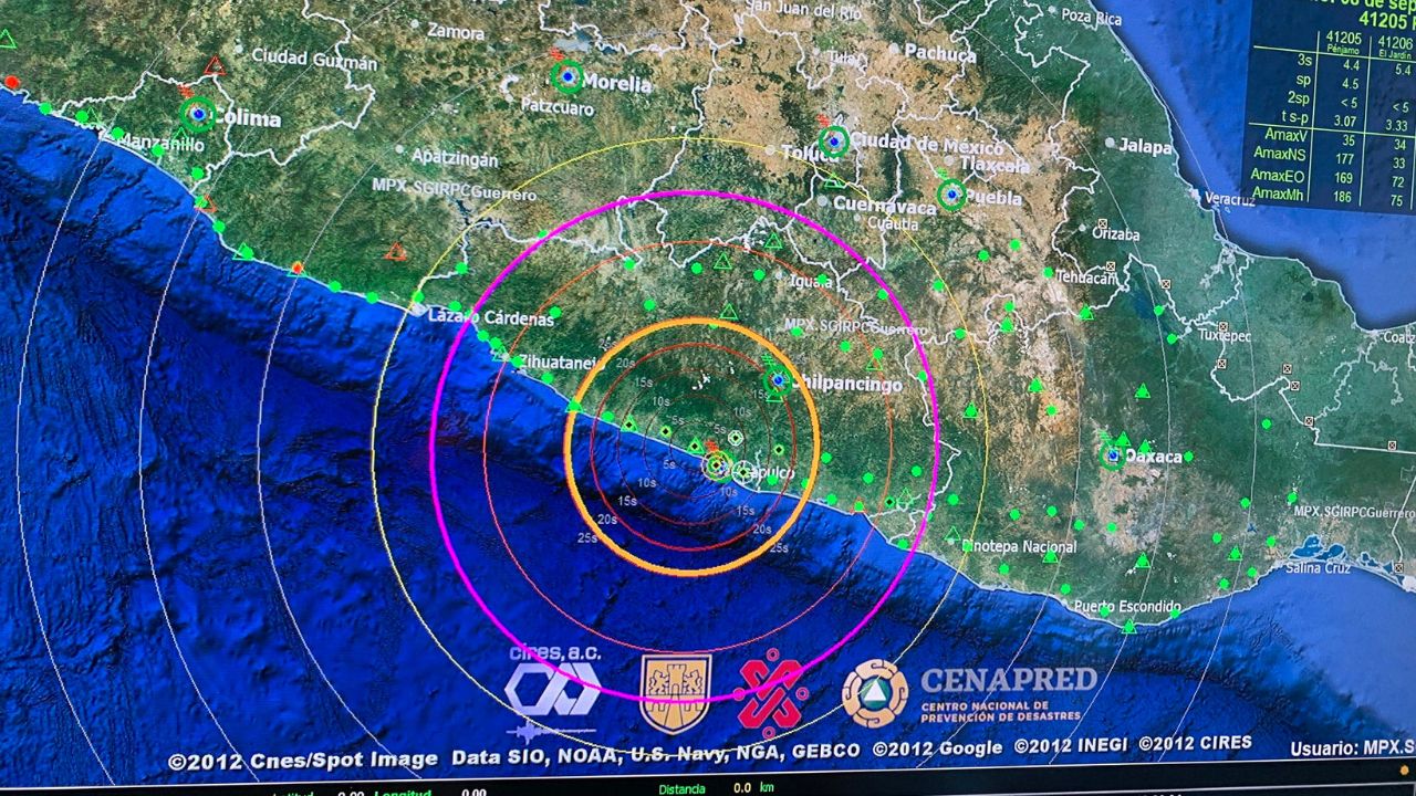 Sismo de M4.6 sacude Coyuca de Benítez, Guerrero