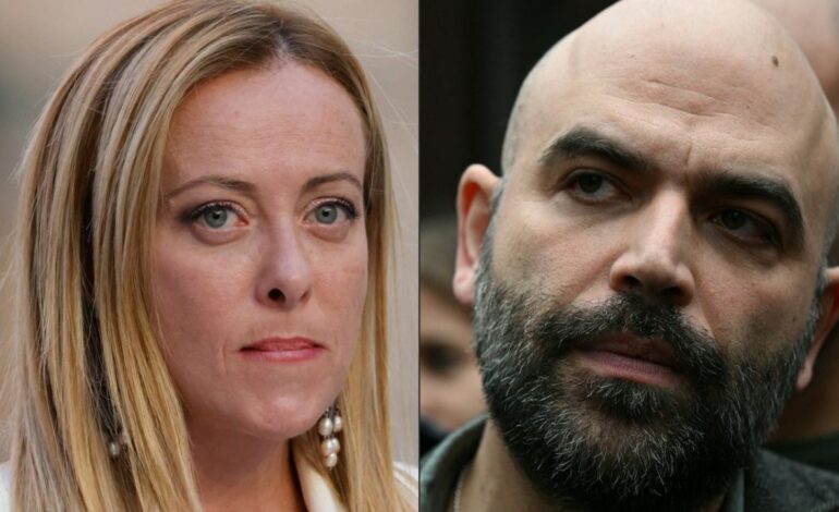 Multa de mil euros a periodista y escritor italiano Saviano por difamar a Meloni