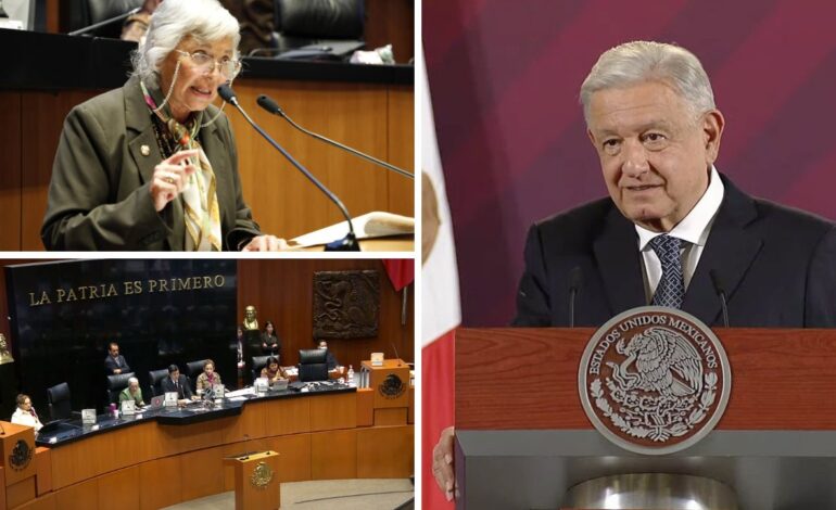 amlo celebra aprobacion en el senado para extinguir fideicomisos del poder judicial