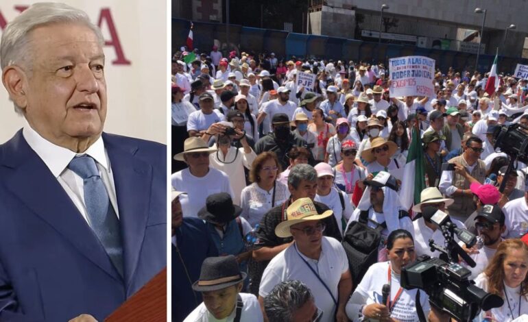 amlo critica protesta de trabajadores judiciales por extincion de fideicomisos