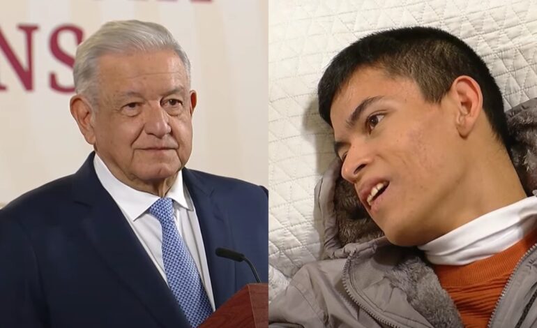 Responde AMLO a activista Carlos Daniel Robles para atención a personas con discapacidad