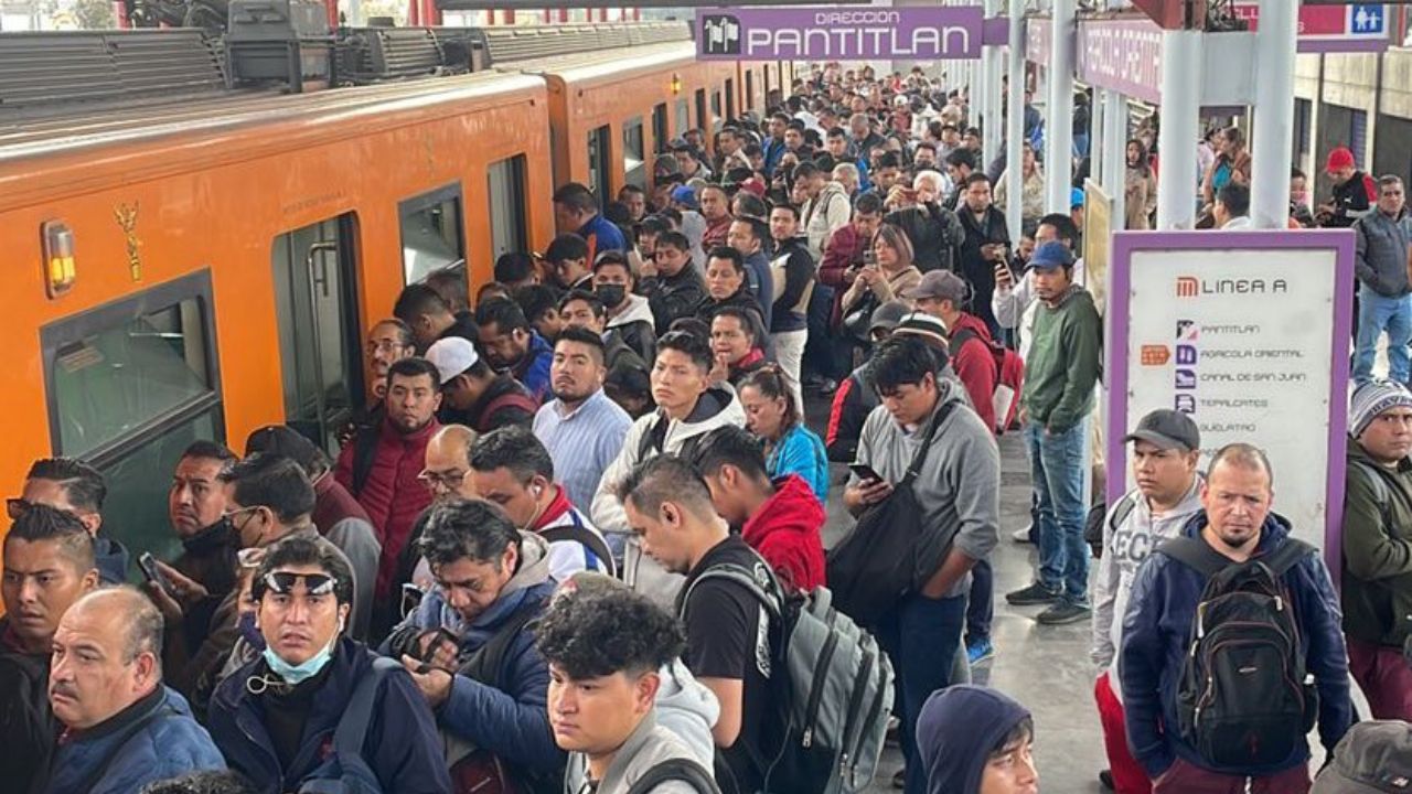 Caos en el Metro de CDMX: Largas filas y retrasos en 7 líneas