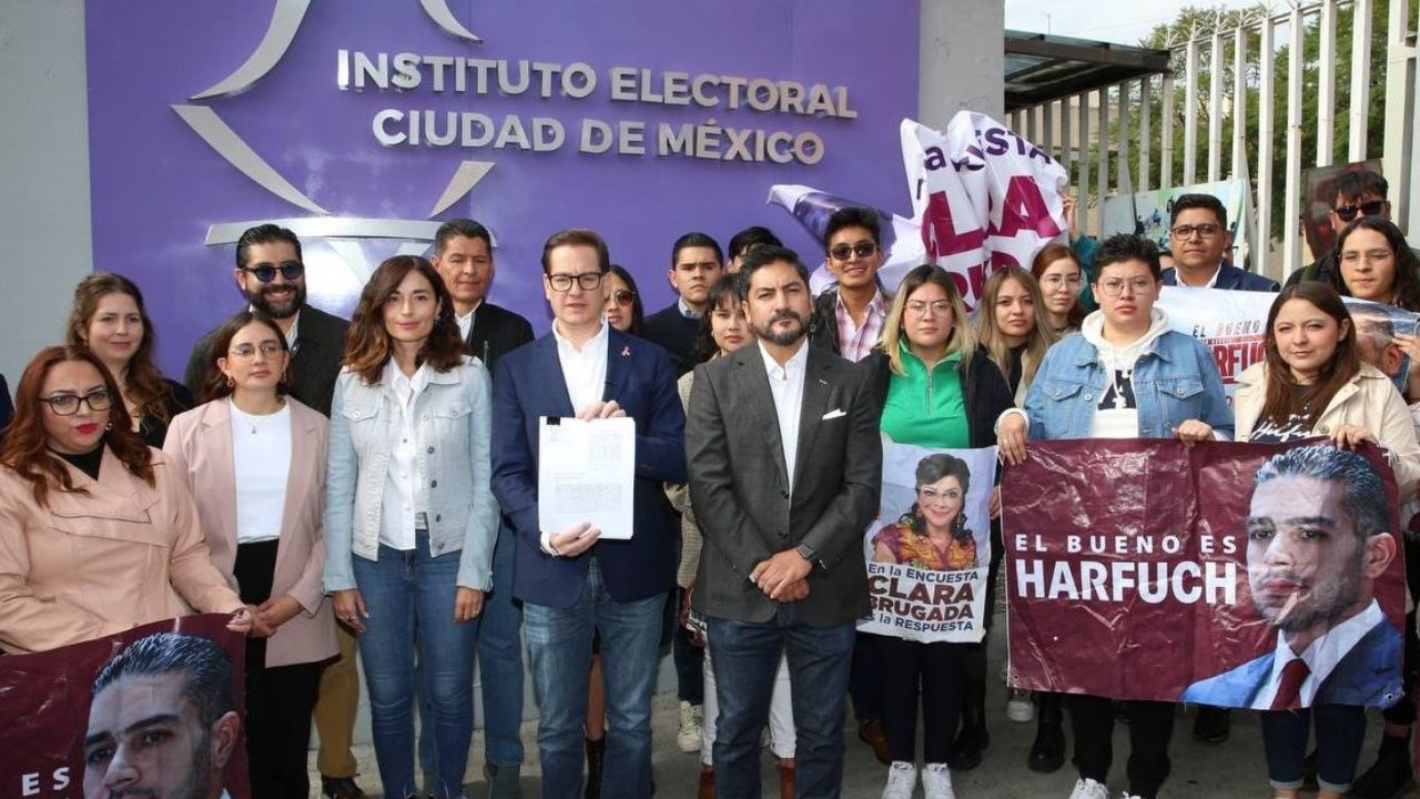 MC denuncia a García Harfuch y Clara Brugada por actos anticipados de campaña