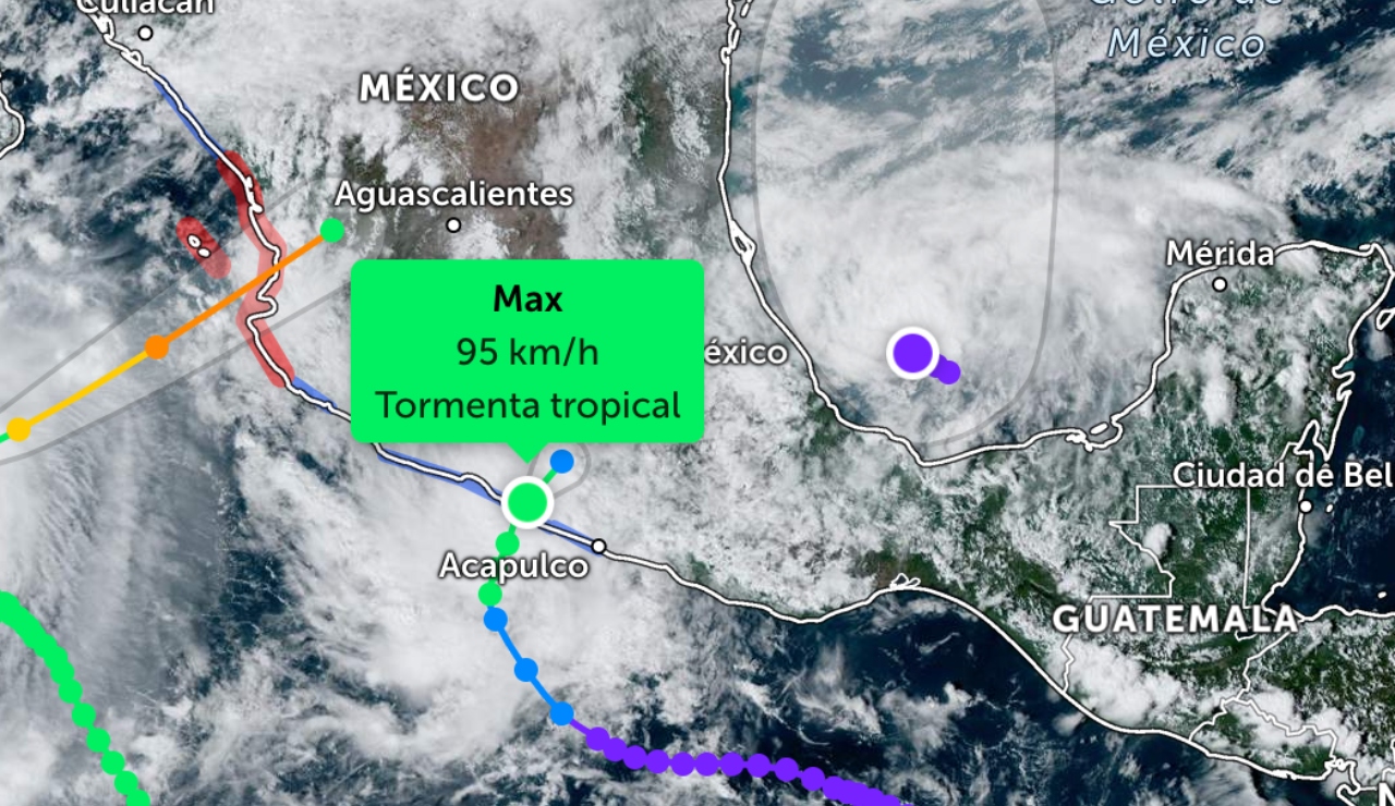 Tormenta tropical ‘Max’ toca tierra en Guerrero