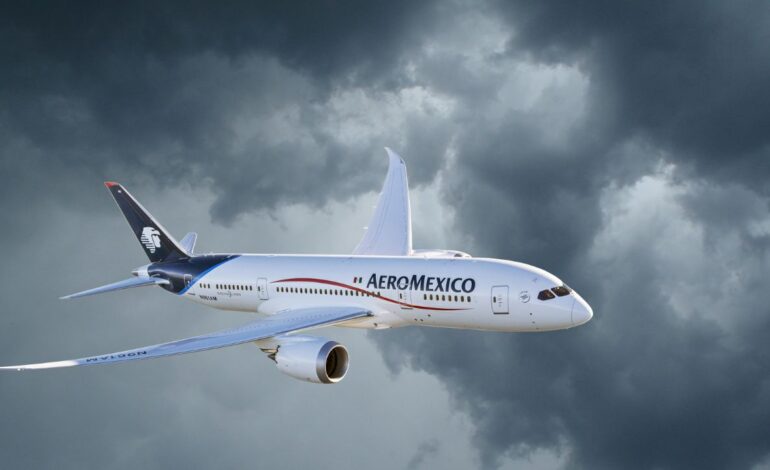 Vuelos de Aeroméxico podrían verse afectados por clima en costas del Pacífico