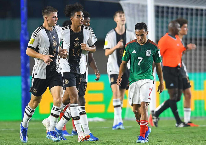 México cae ante Alemania en su debut dentro del Mundial Sub 17