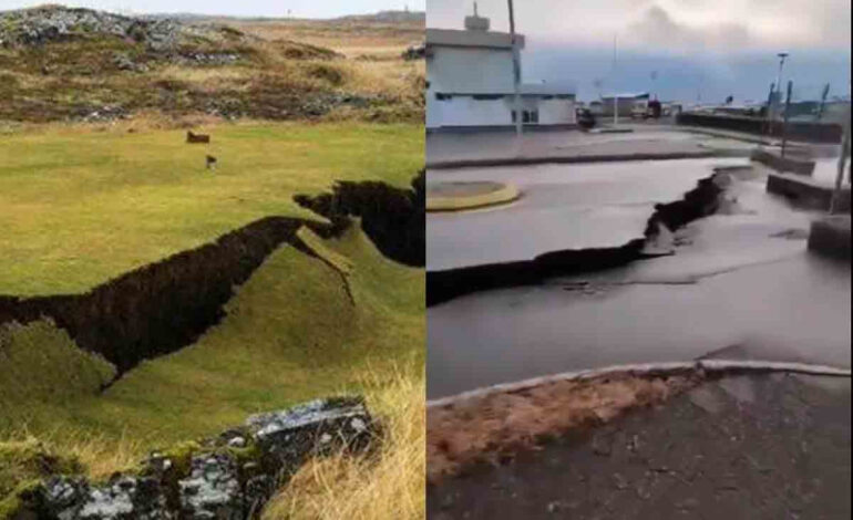 Se forma grieta de más de 15 kilómetros en Islandia en medio riego de colosal erupción