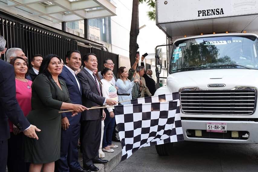 Grupo Parlamentario de Morena envía víveres para afectados del Huracán “Otis” en Guerrero 