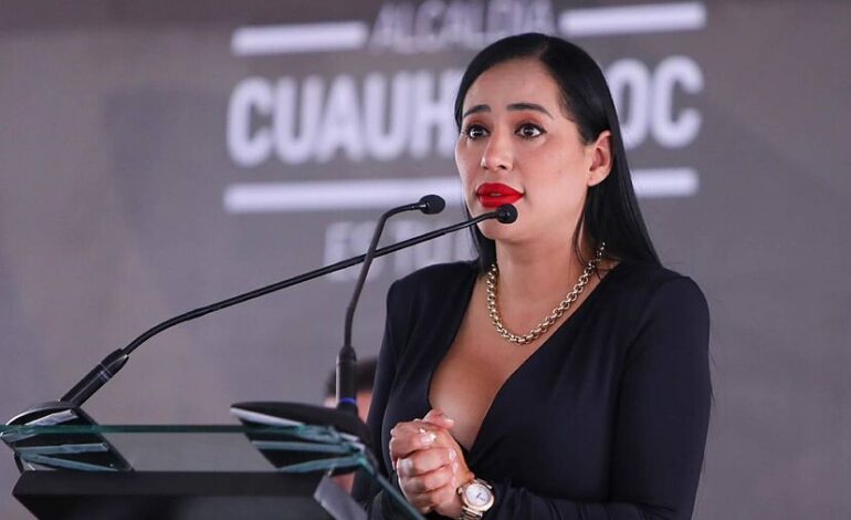 Sandra Cuevas no se bajará de la contienda por la Jefatura de Gobierno