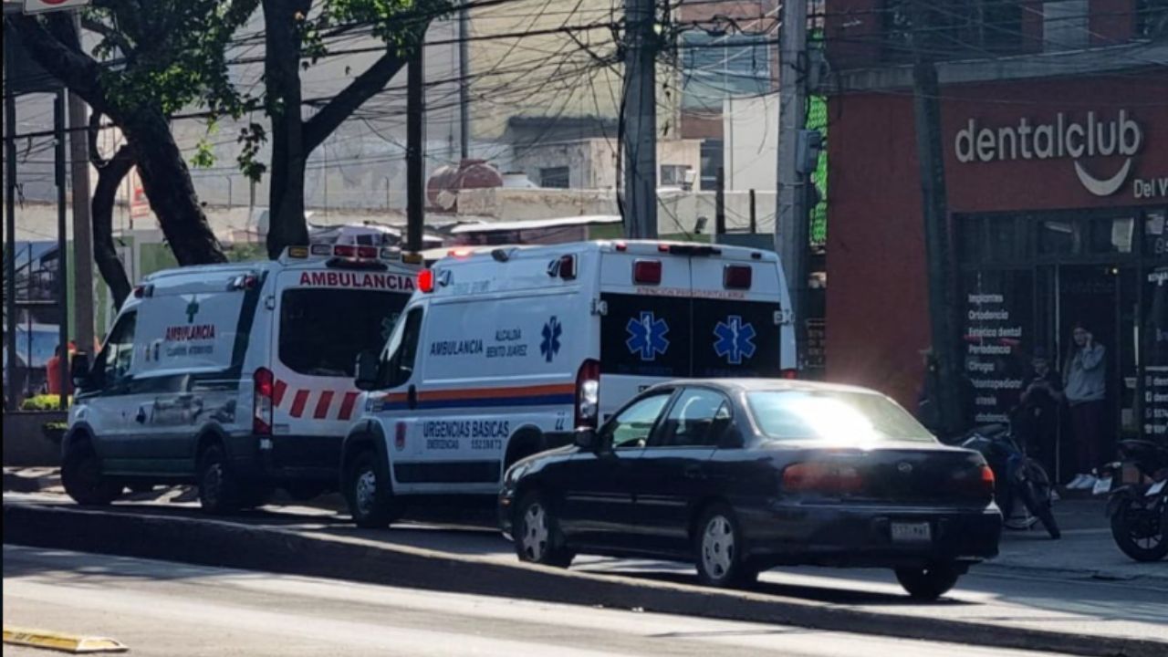 Sujetos balean a hombre en la colonia Del Valle, en la Benito Juárez