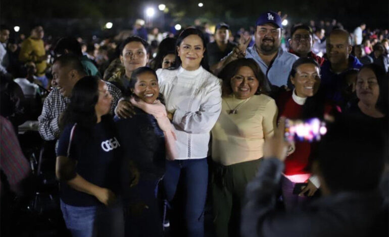 Ariadna Montiel celebró Nochebuena con Servidores de la Nación desde Guerrero