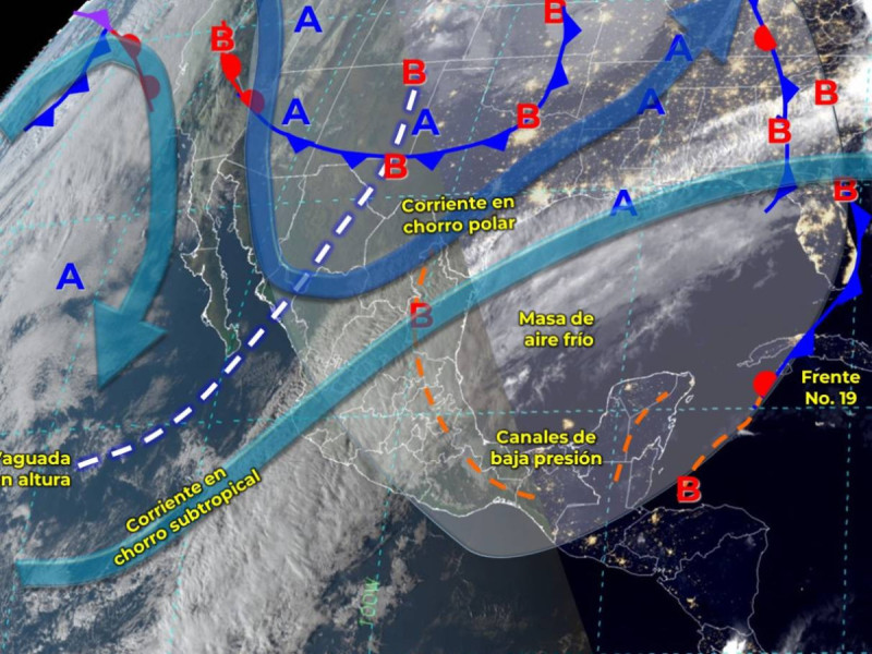 ¡Siguen las heladas! Frente frío 19 provoca temperaturas bajas