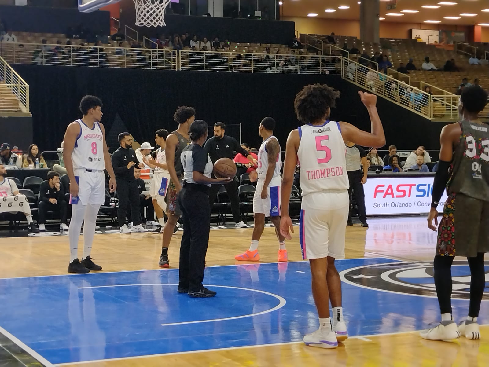 Gran partido de basquetbol Showcase Cup Osceola Magic contra Capitanes CDMX