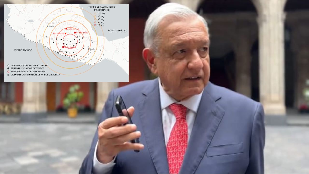 AMLO da la instrucción de hacer revisión tras sismo