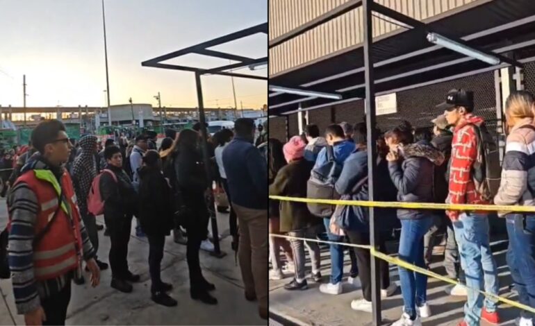 Registran aglomeraciones de usuarios del Metro tras cierre de Linea 9