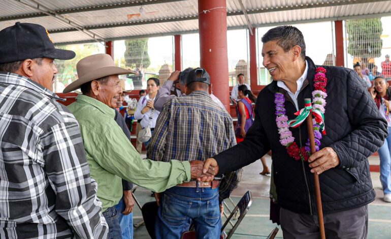 En Coatecas Altas es momento del cambio y la transformación: Salomón Jara Cruz