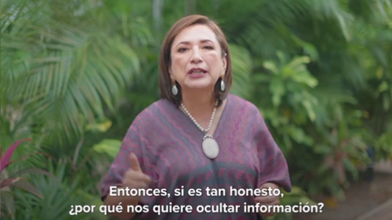 AMLO quiere desaparecer al INAI para ocultar información, acusa Xóchitl Gálvez