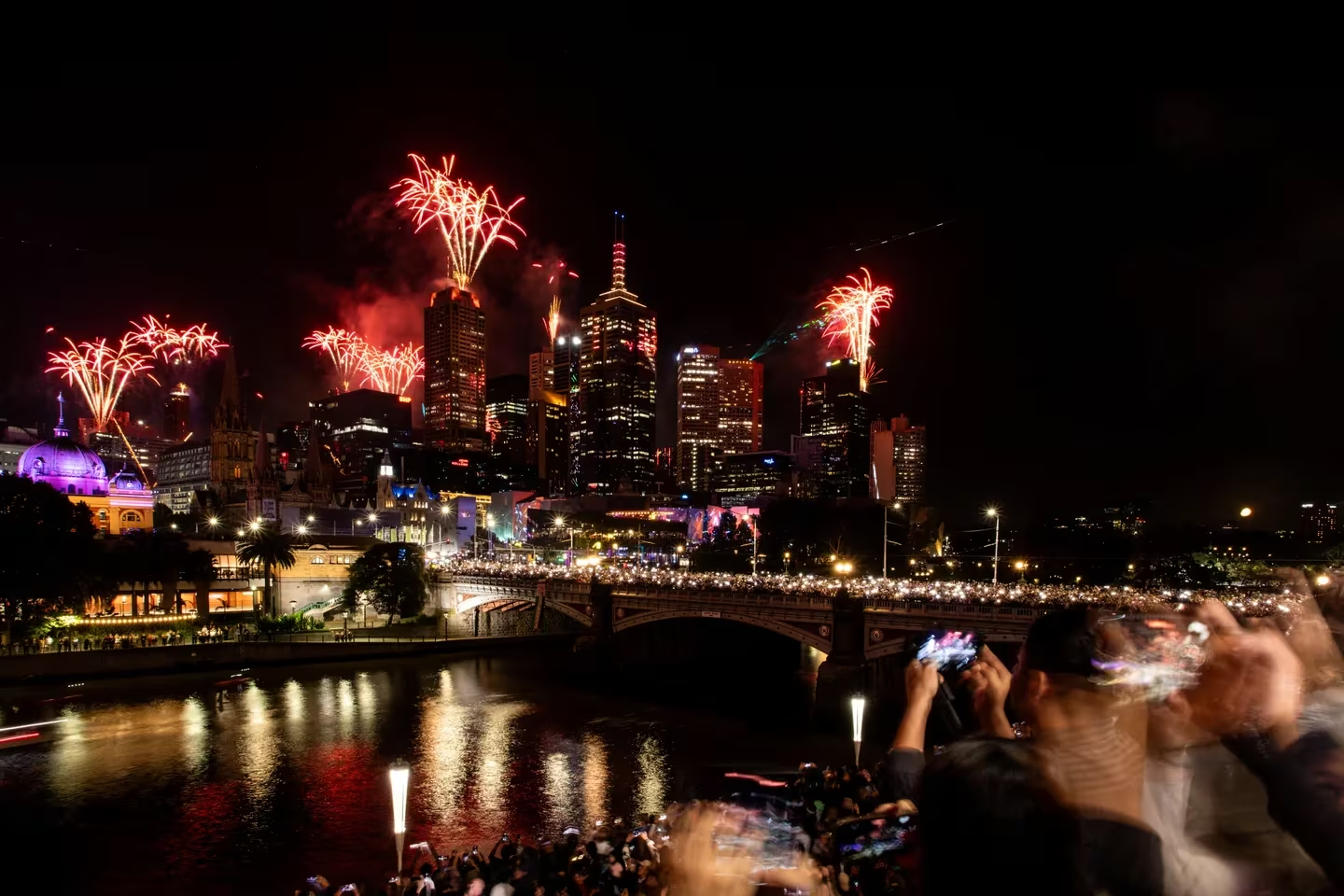 Así fueron los primeros festejos de Año Nuevo 2024