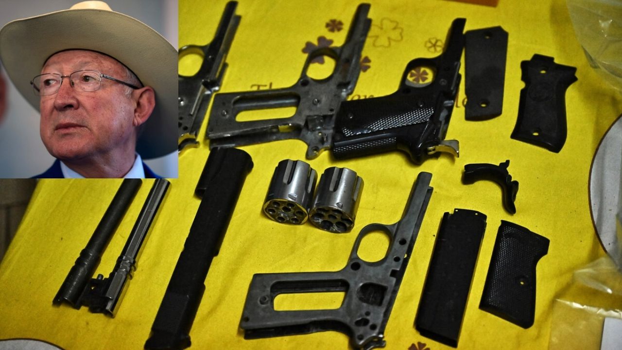 AMLO agradece a Ken Salazar por admitir que armas de fuego vienen de EUA