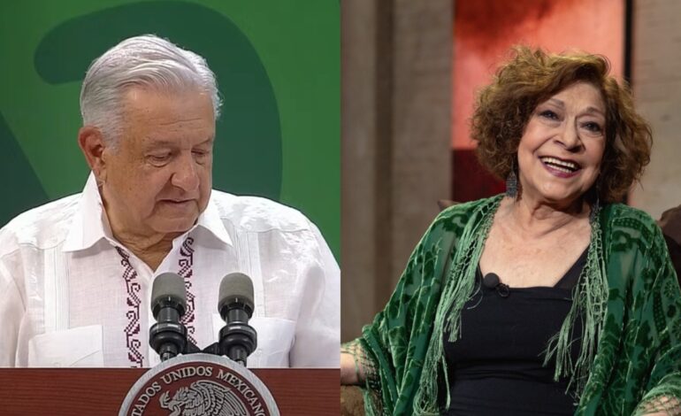 “La recordamos con afecto”: AMLO lamenta muerte de Cristina Pacheco