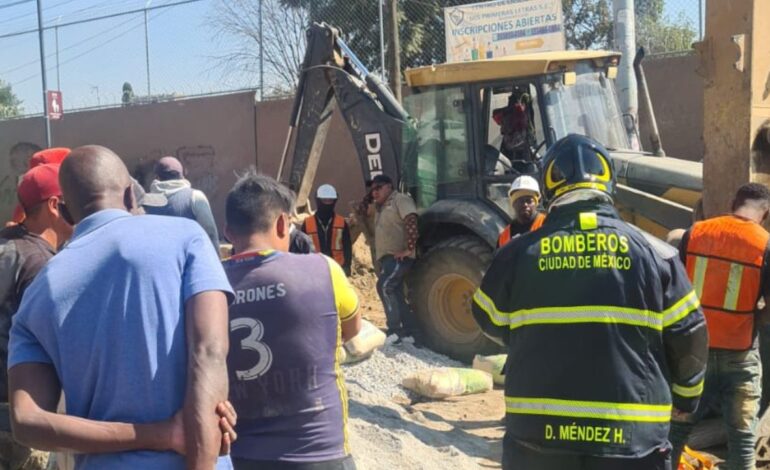 Derrumbe en Tláhuac deja un muerto y varios heridos