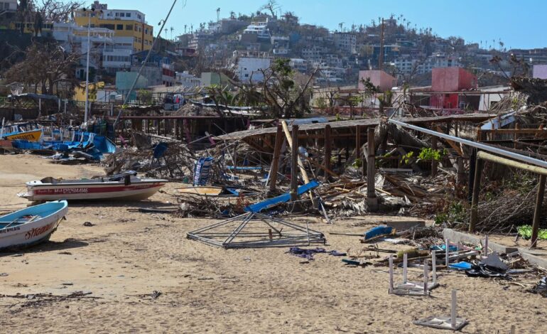 Huracán ‘Otis’ causa 52 muertes y 32 desapariciones en Guerrero