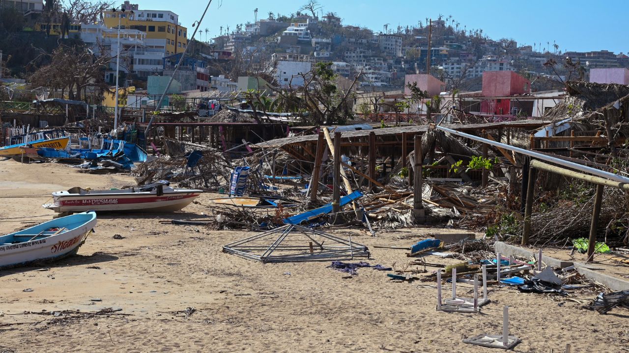 Huracán ‘Otis’ causa 52 muertes y 32 desapariciones en Guerrero