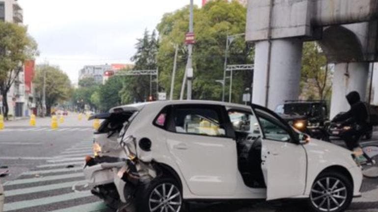 Presunto automovilista borracho deja varios heridos en San Pedro los Pinos