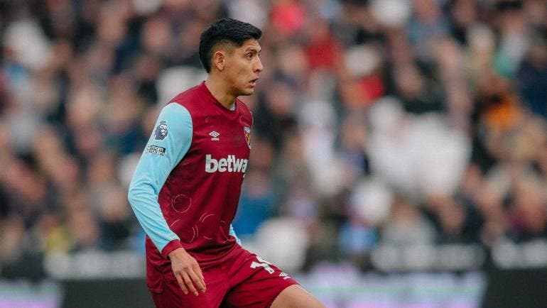 Edson Álvarez titular en goleada del West Ham sobre los Wolves