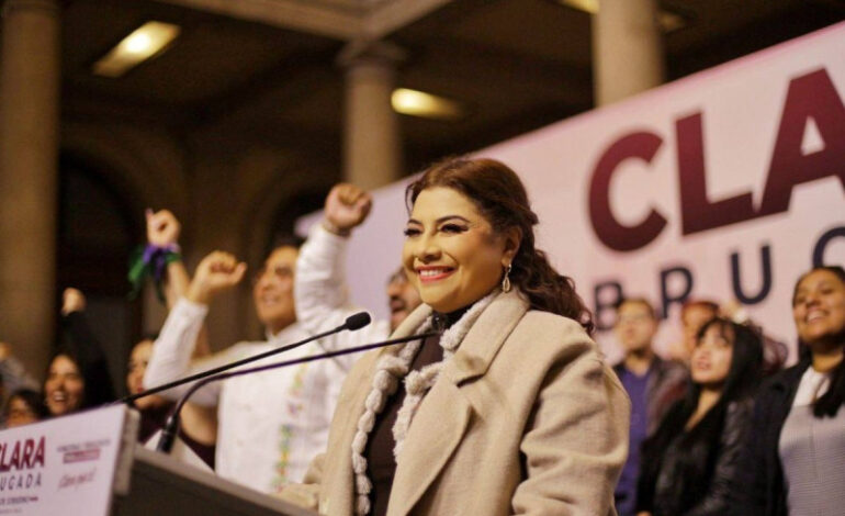 Clara Brugada se declara ganadora de precampaña en CDMX