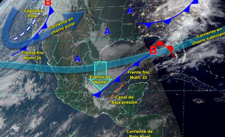 Se espera caída de nieve en algunos estados de México