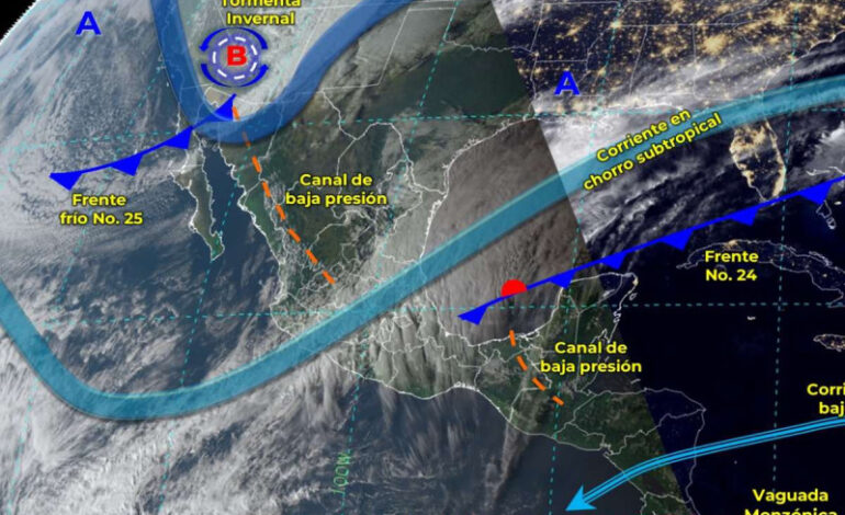 Prevén hasta -15 °C por cuarta tormenta invernal