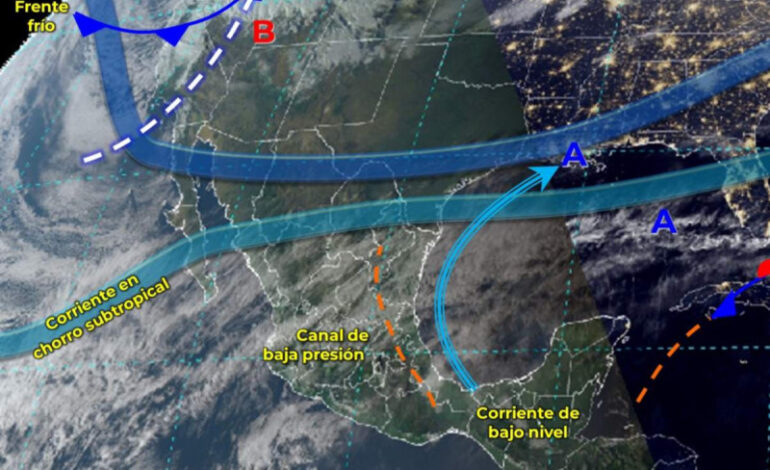 Entrada de frente frío 26 causará lluvias, tolvaneras y heladas en México