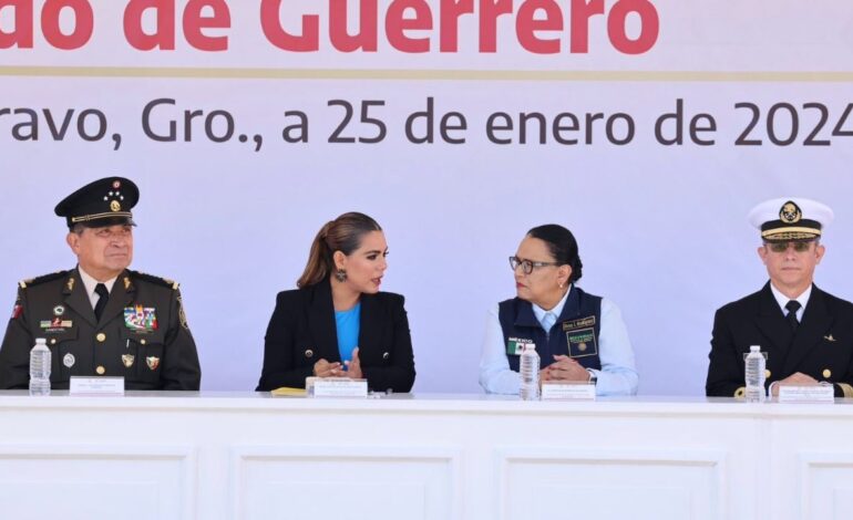 SSPC de Rosa Icela refuerza seguridad en Guerrero