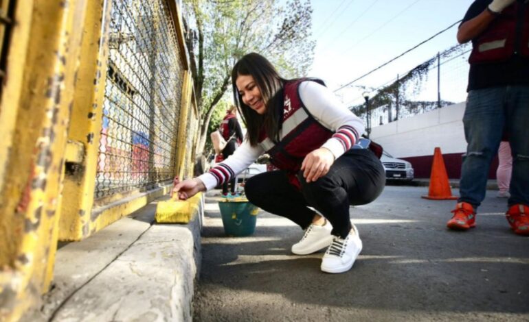 Diputada Lourdes Paz visita escuelas con programa “Manita de Gato” en Iztacalco