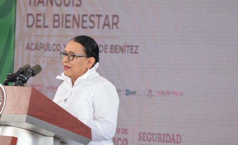 Tianguis del Bienestar entrega bienes a más de 61 mil familias afectadas por “Otis”