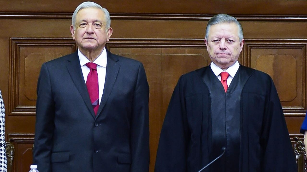 Zaldívar niega injerencia de AMLO en el Poder Judicial